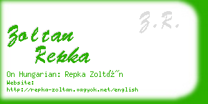 zoltan repka business card